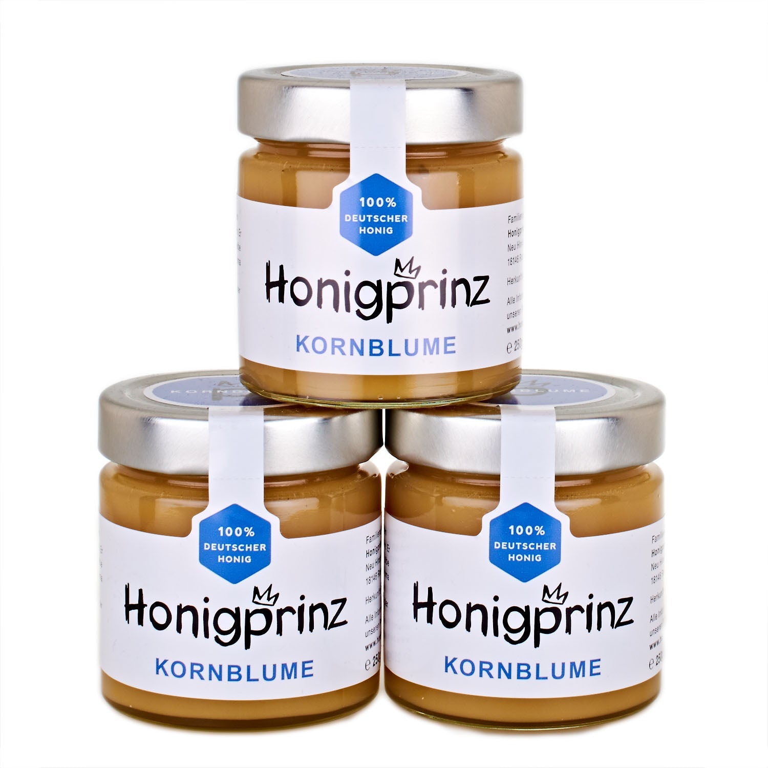 Kornblumenhonig Vorteilspack 3 x 250g - Honigprinz GmbH