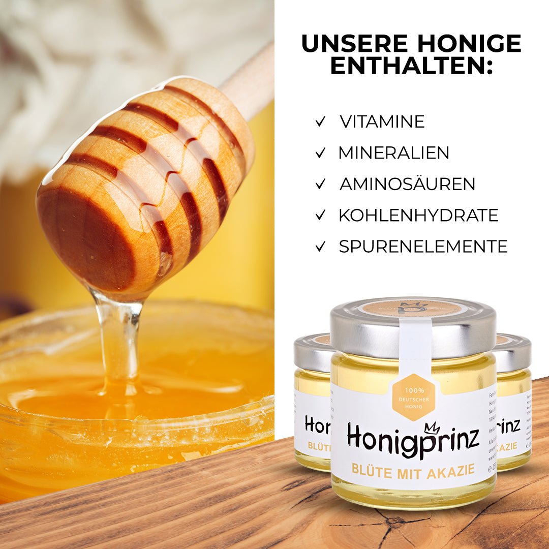 Akazienhonig Vorteilspack 6 x 250g - Honigprinz