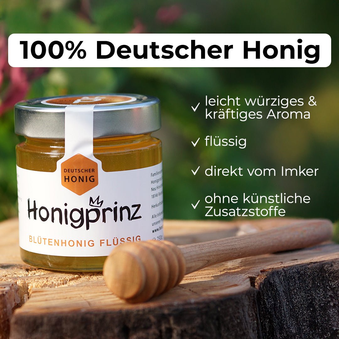 Blütenhonig flüssig Vorteilspack 3 x 250g - Honigprinz