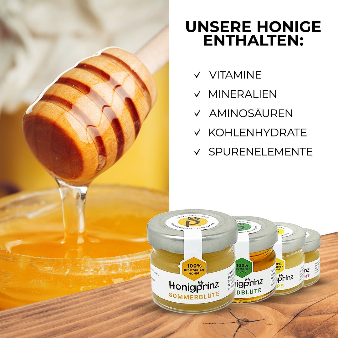 Geschenkbox – Honig und Propolis Probierset - Honigprinz