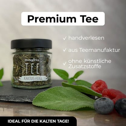 Honigprinz Tee im Glas – Kaktus Feige - Honigprinz