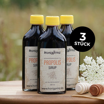 Propolis Sirup 3 x 200ml Vorteilpack - Honigprinz