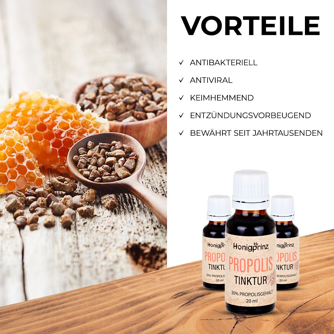 Propolis Tinktur 30% Propolisgehalt - Honigprinz