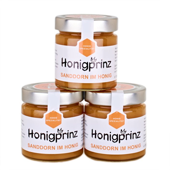 Sanddorn im Honig Vorteilspack 3 x 250g - Honigprinz