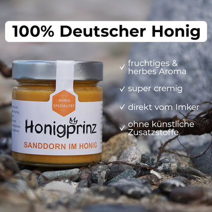 Sanddorn im Honig Vorteilspack 3 x 250g - Honigprinz