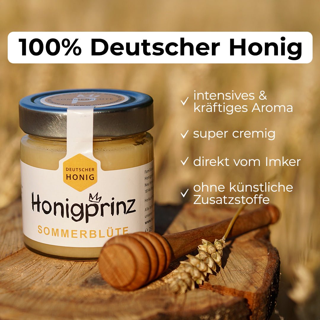 Sommerblüten Honig Vorteilspack 3 x 250g - Honigprinz